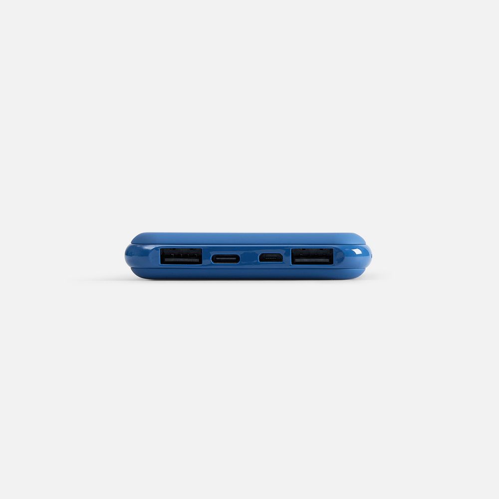 Аккумулятор с беспроводной зарядкой All Day Wireless 10000 мАч, синий — изображение 5