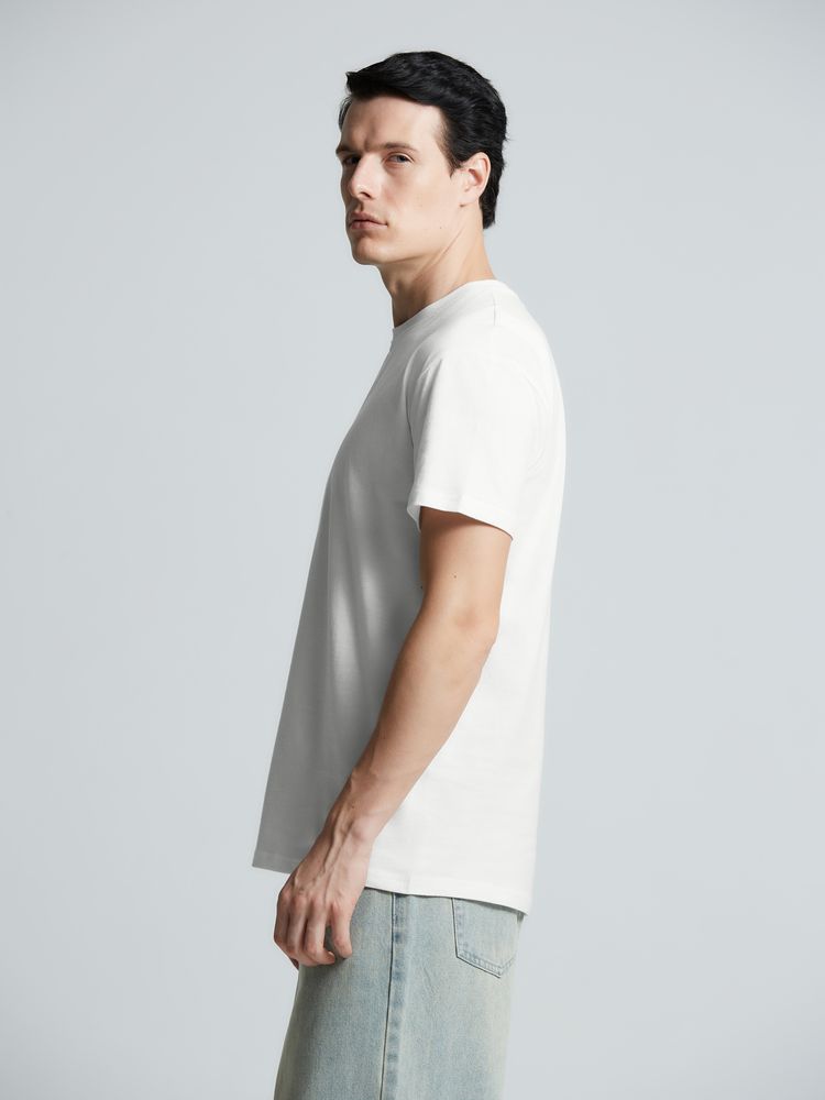 Футболка унисекс T-Bolka 160, белая (белоснежная) — изображение 12