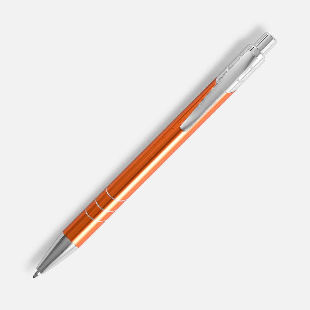 Ручка шариковая Undertone Metallic, оранжевая — изображение 3
