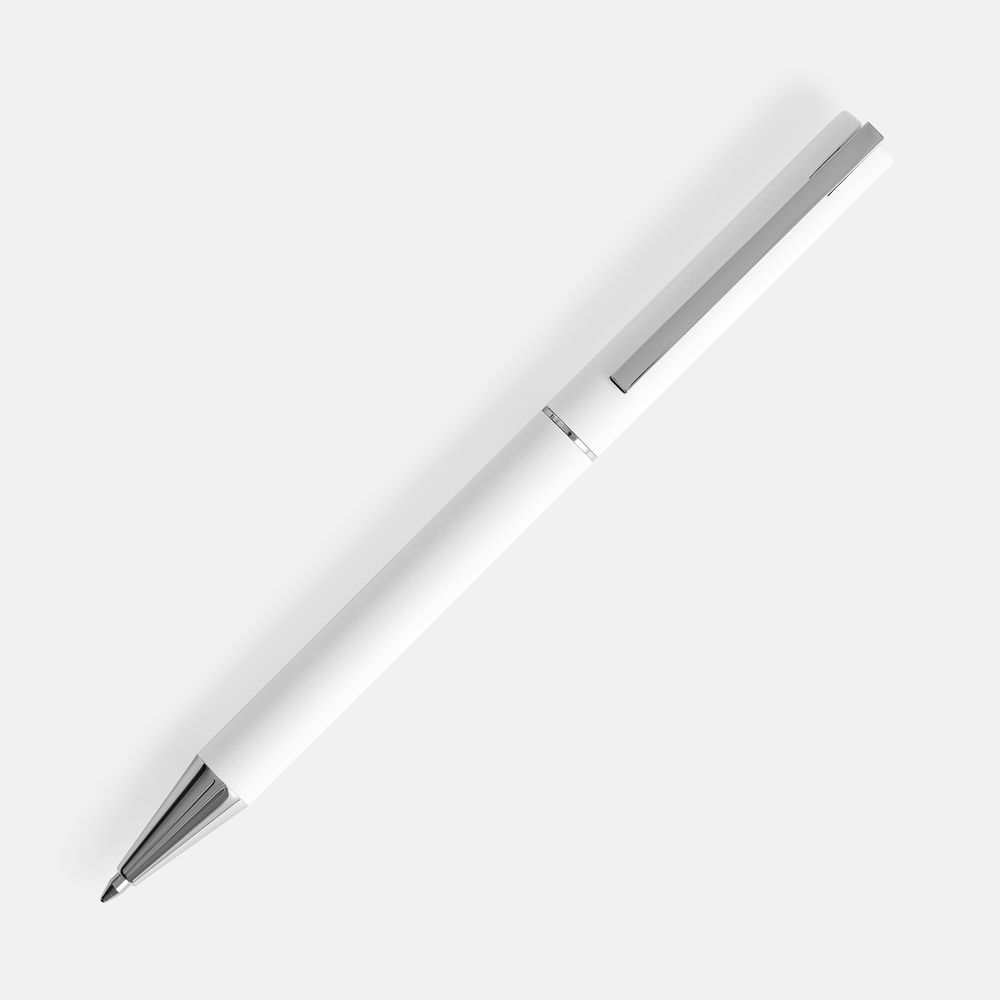 Ручка шариковая Blade Soft Touch, белая — изображение 3