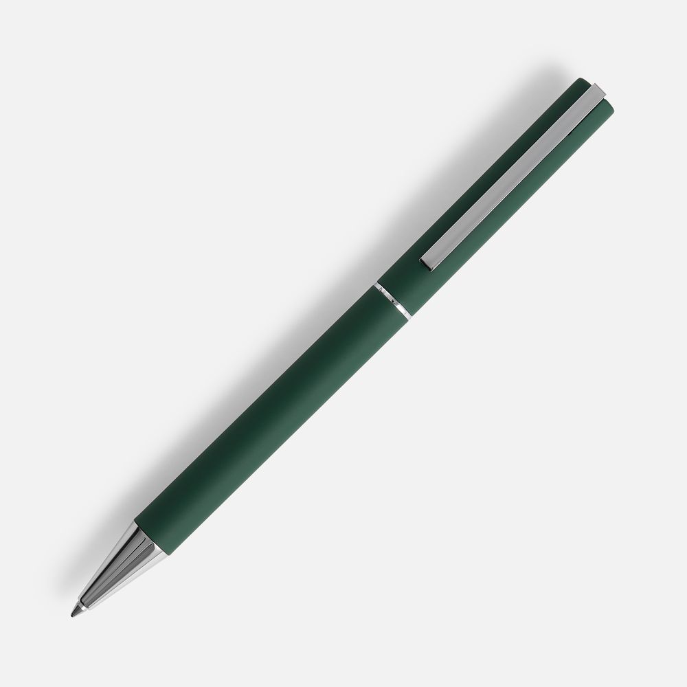 Ручка шариковая Blade Soft Touch, зеленая — изображение 3