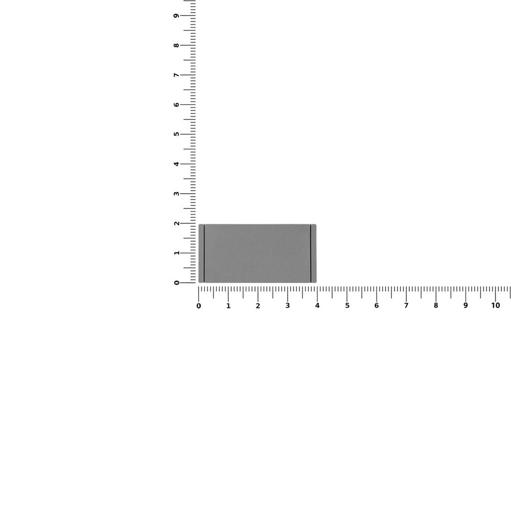 Лейбл из ПВХ Dzeta, XS, серый — изображение 3