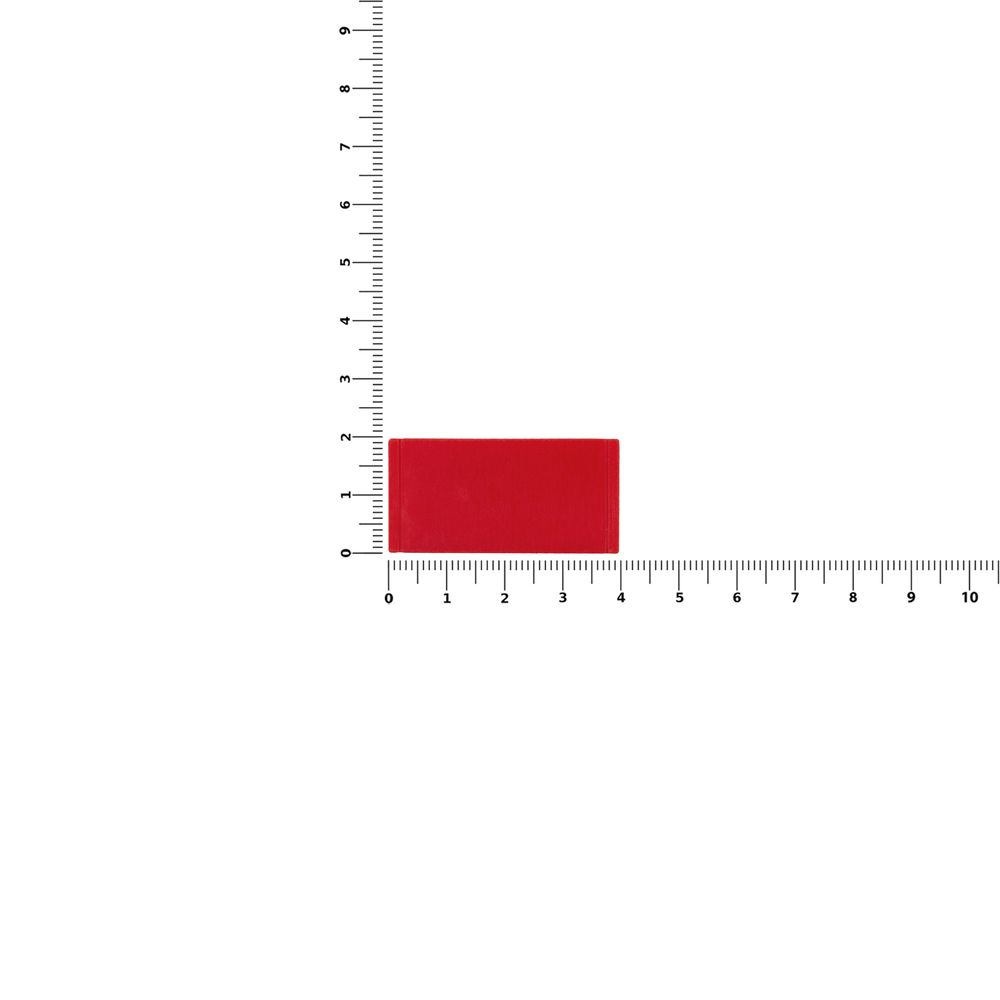 Лейбл из ПВХ Dzeta, XS, красный — изображение 3