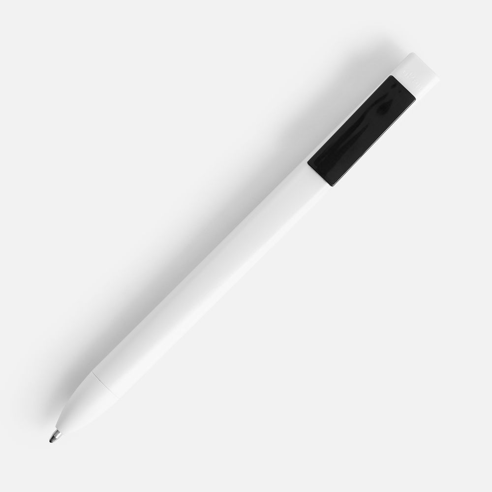 Ручка шариковая Swiper SQ, белая с черным — изображение 3