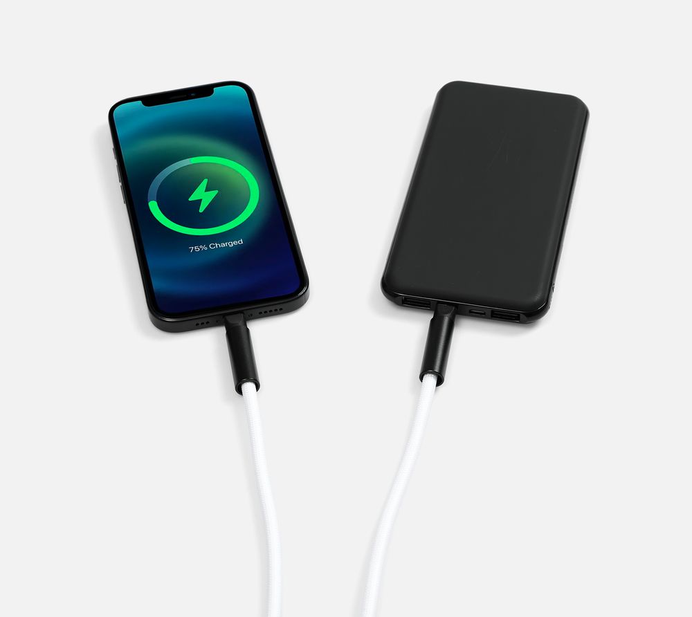 Кабель-ланьярд energyFlex Power Delivery 60 Вт, белый — изображение 8