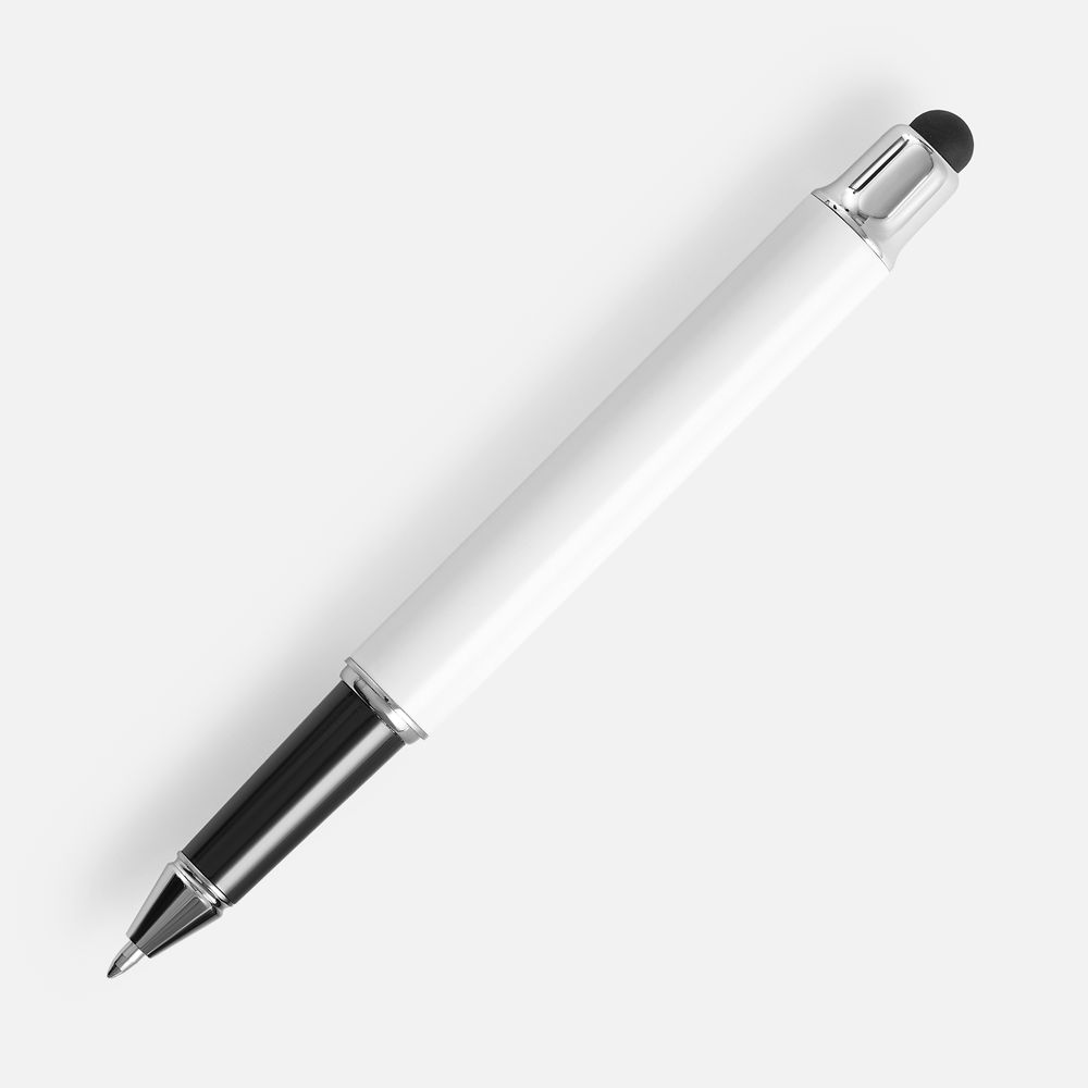 Роллер Scribo со стилусом, матовый белый — изображение 3