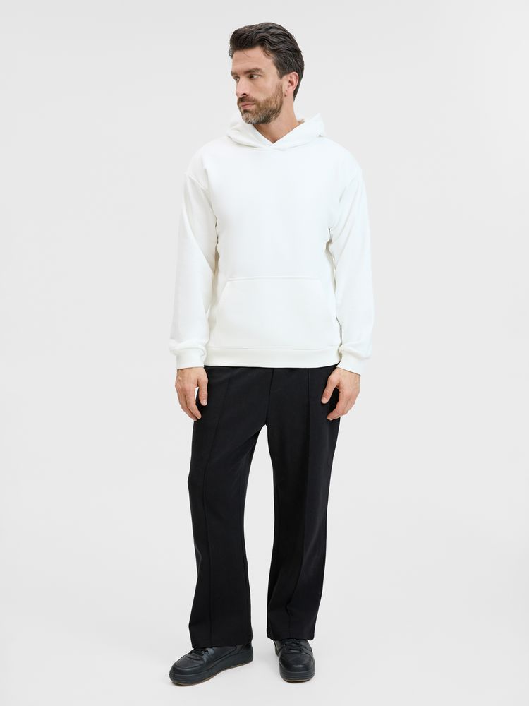 Худи унисекс оверсайз Songo, молочно-белое — изображение 9