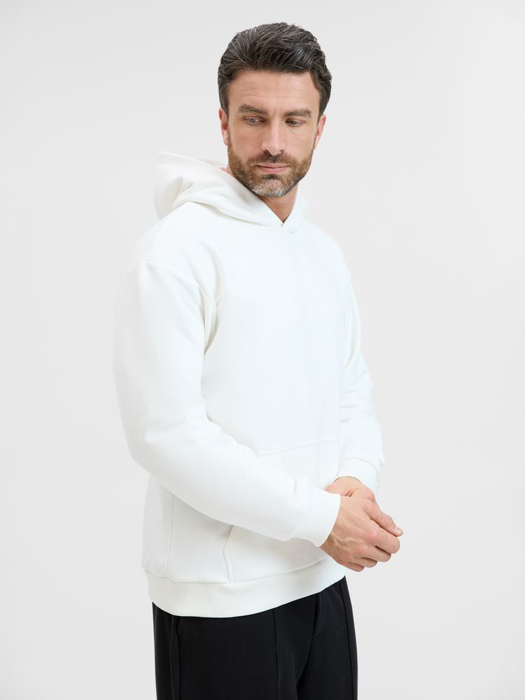 Худи унисекс оверсайз Songo, молочно-белое — изображение 7