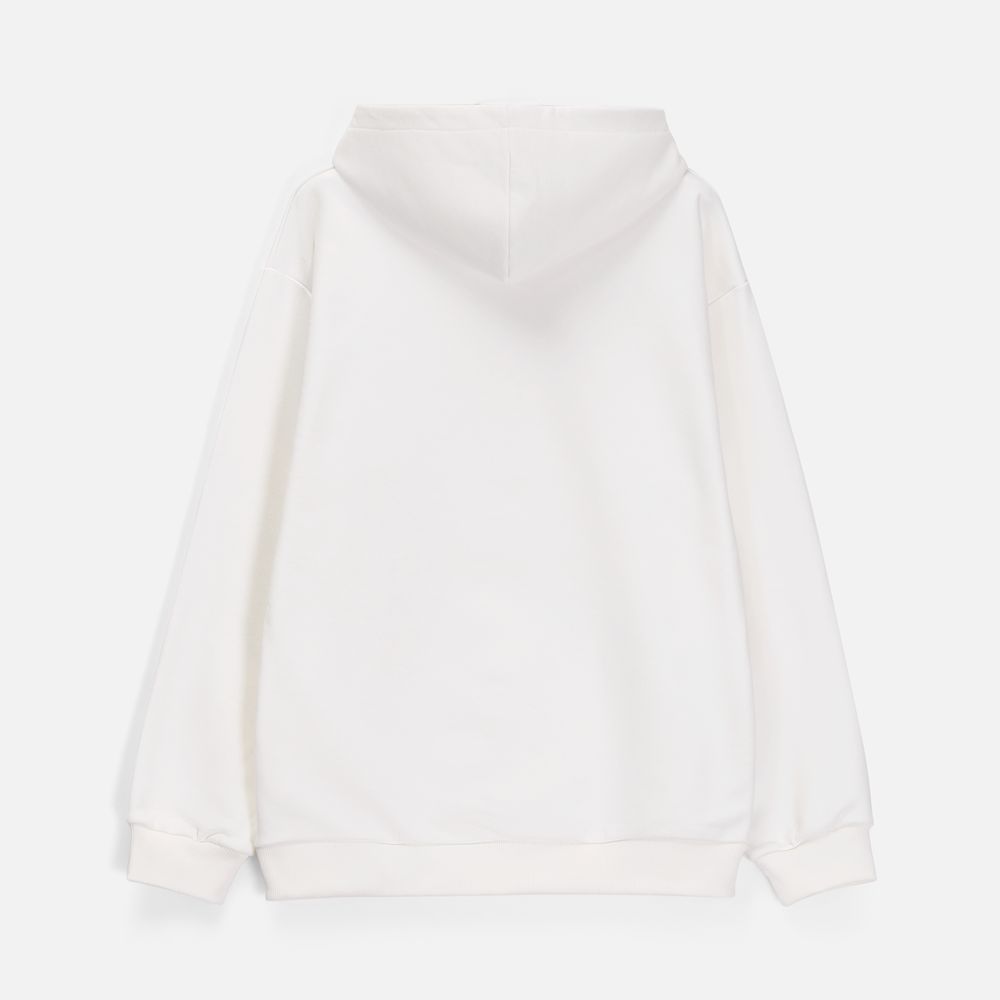 Худи унисекс оверсайз Songo, молочно-белое — изображение 3